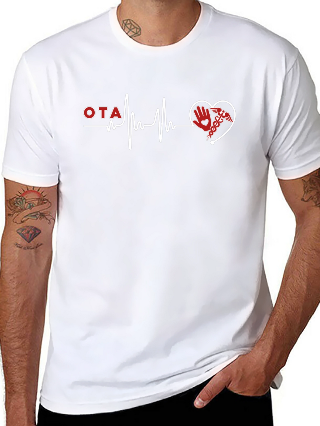 OTA Heartbeat T-Shirt - Occupational Therapy Assistant Tee