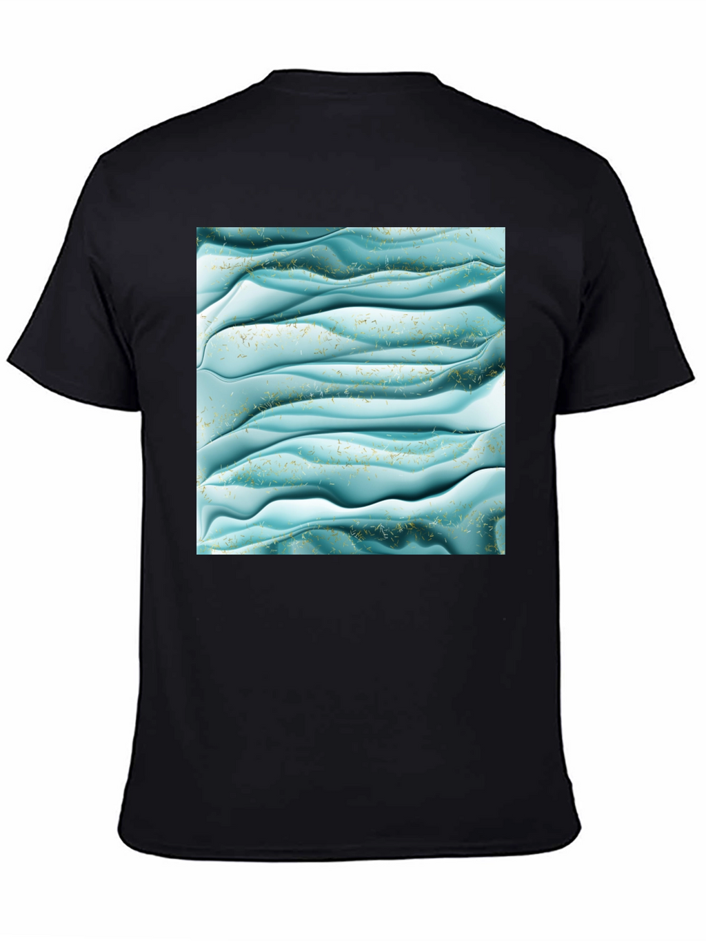 Abstract Wave Pattern T-Shirt