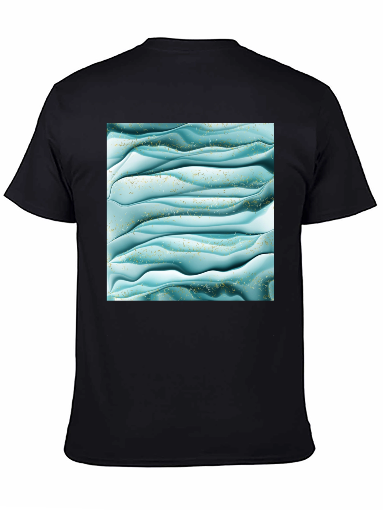Abstract Wave Pattern T-Shirt