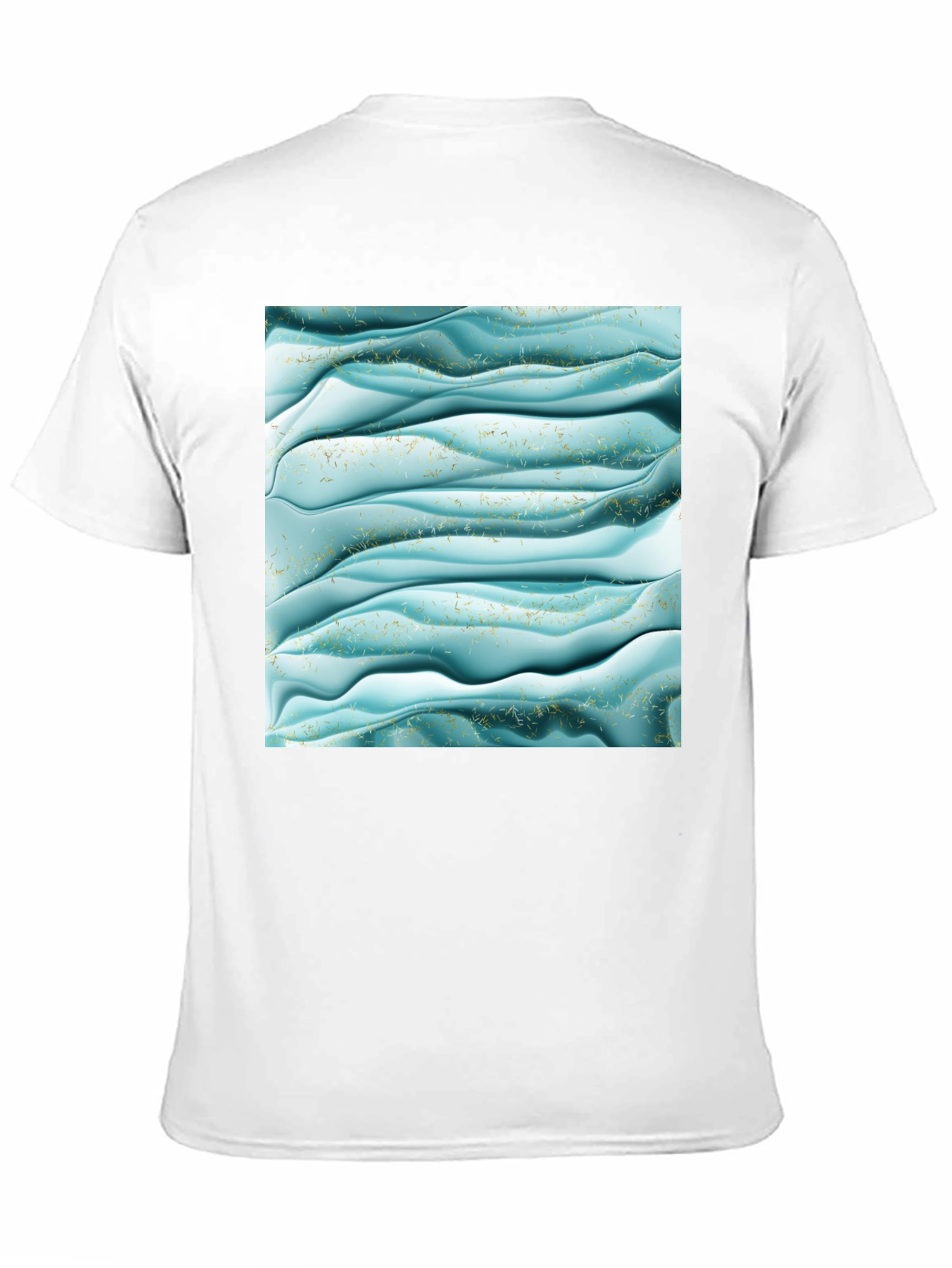 Abstract Wave Pattern T-Shirt