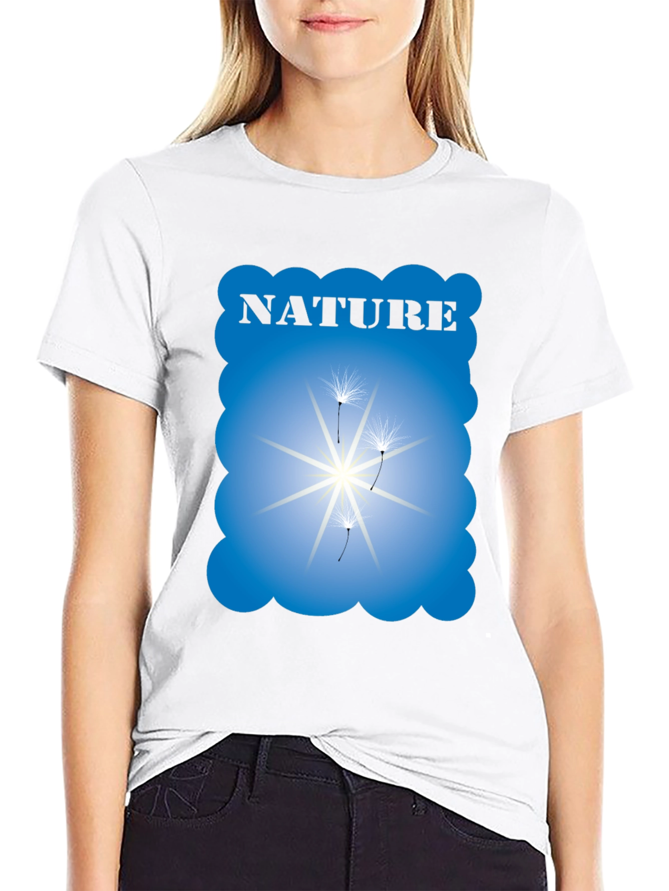 Nature Graphic Black T-Shirt