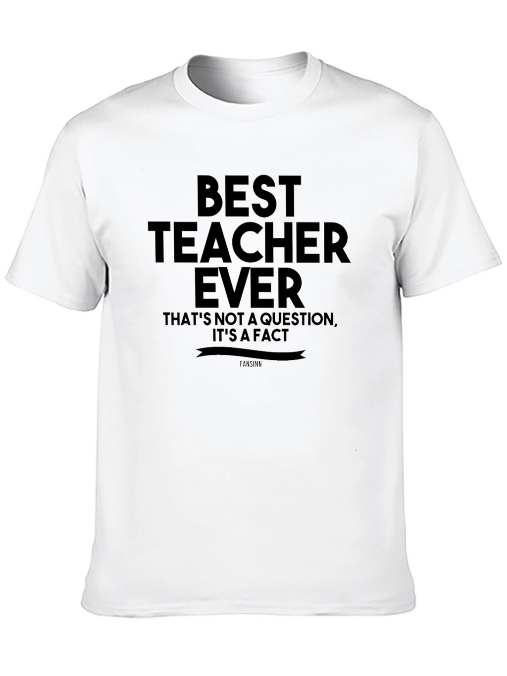Best Teacher Ever T-Shirt - Fact Statement Tee