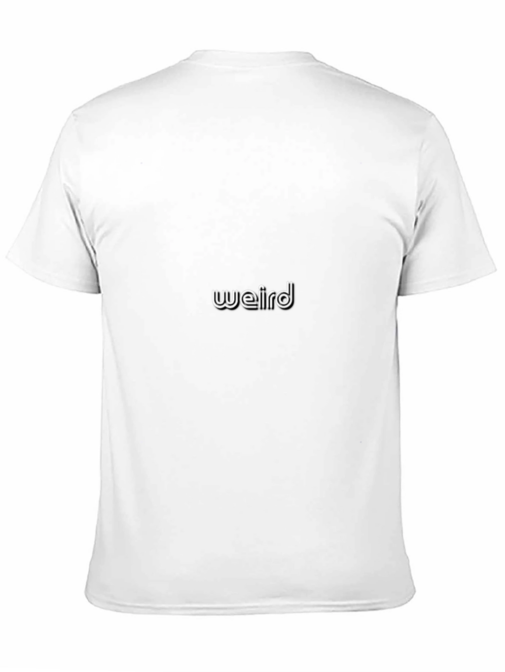 Weird Graphic Tee - Classic Black T-Shirt