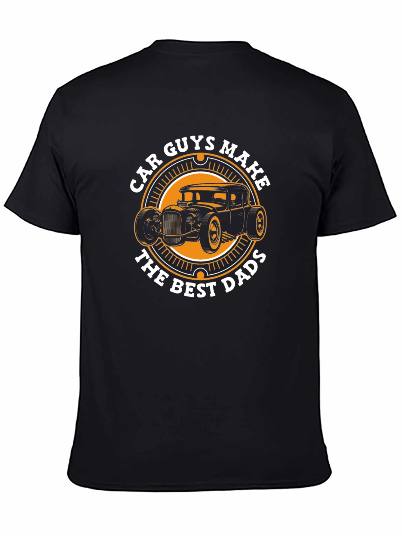 Car Guys Best Dads Black Graphic Tee
