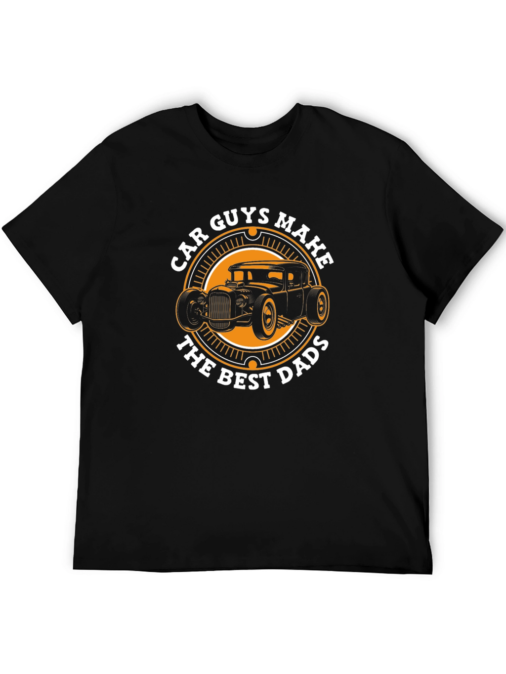 Car Guys Best Dads Black Graphic Tee