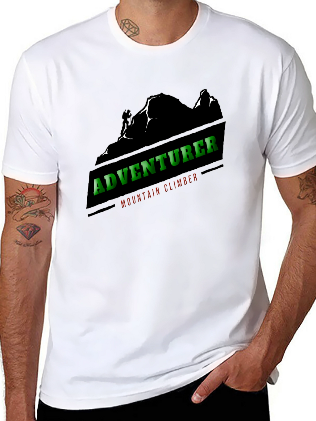 Adventurer Mountain Climber Graphic Tee