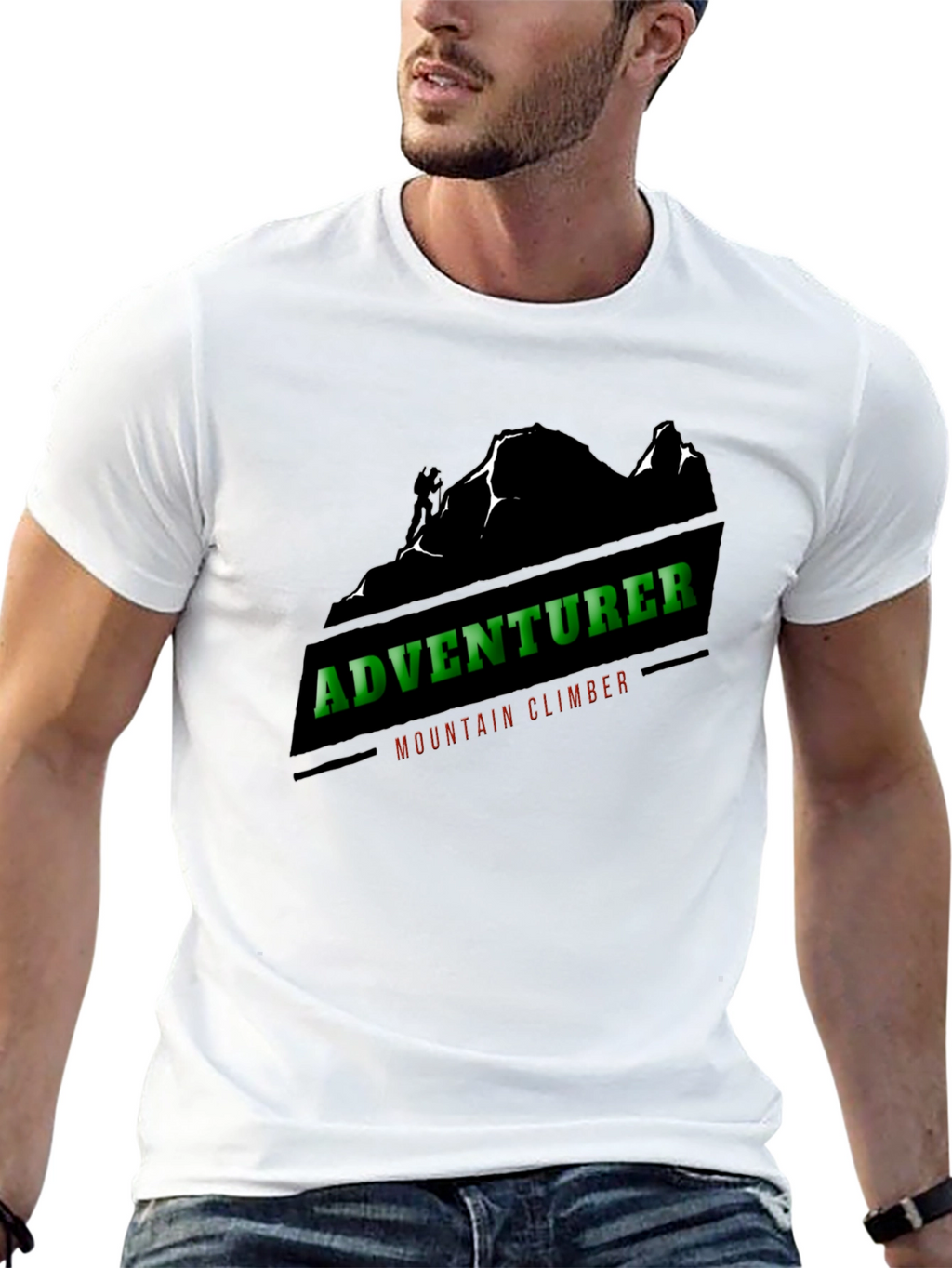 Adventurer Mountain Climber Graphic Tee