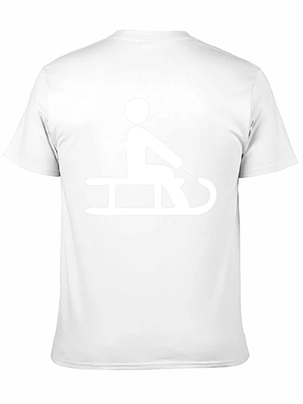 Sledding T-Shirt: Black Graphic Tee