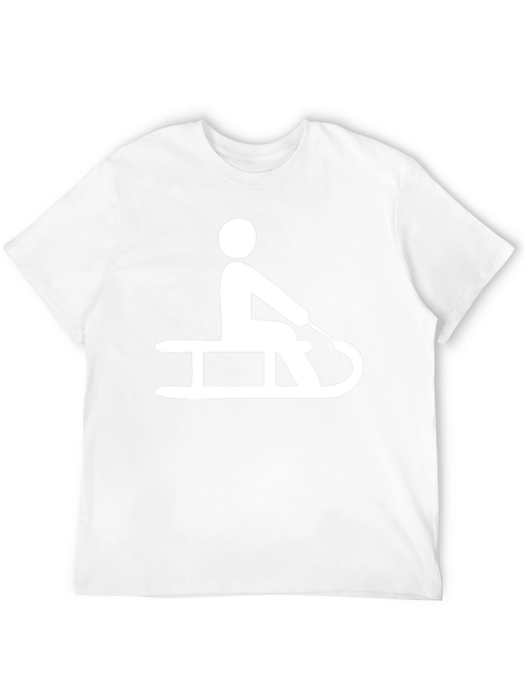 Sledding T-Shirt: Black Graphic Tee