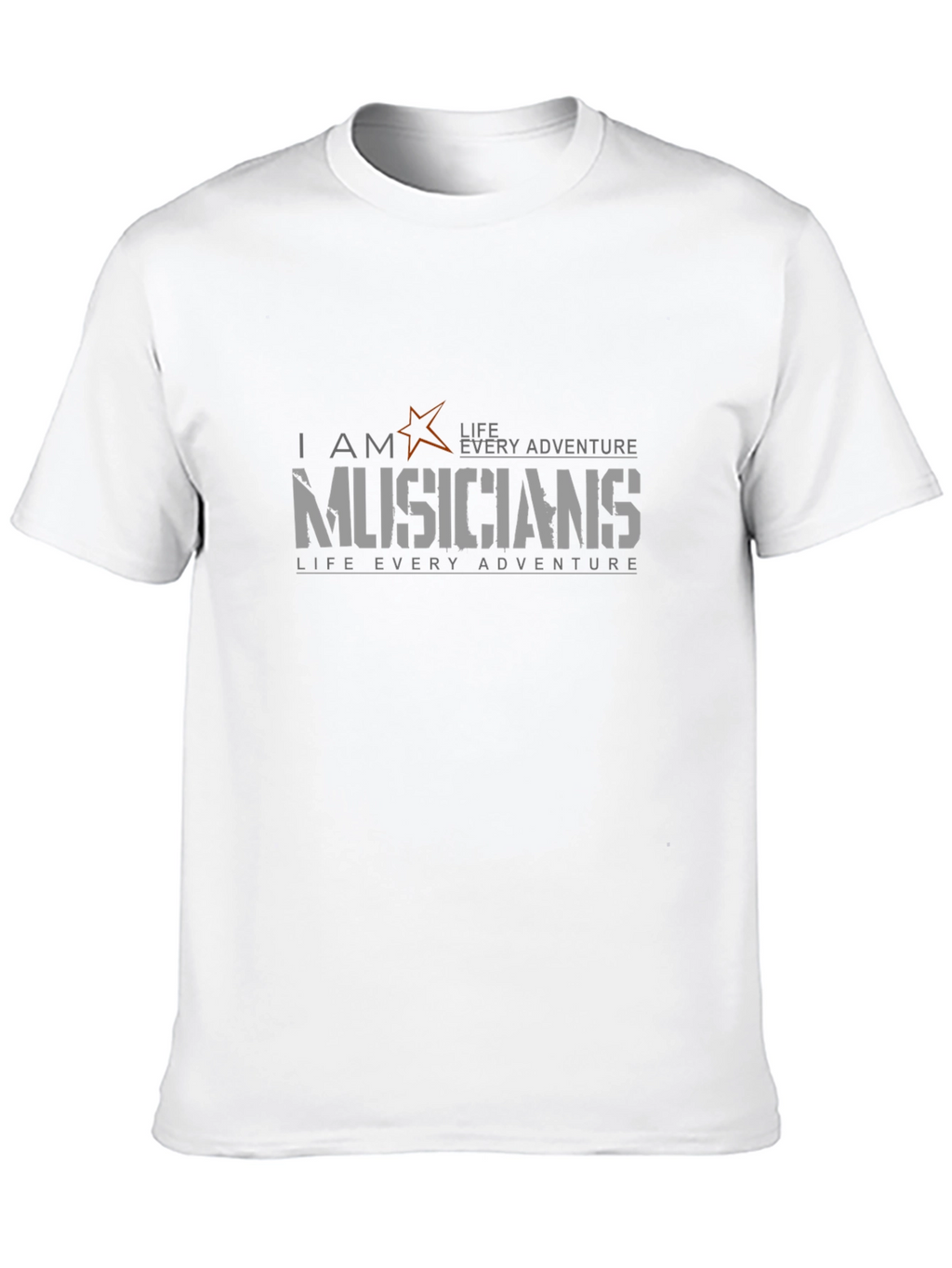 Musicians Life Adventure Black T-Shirt