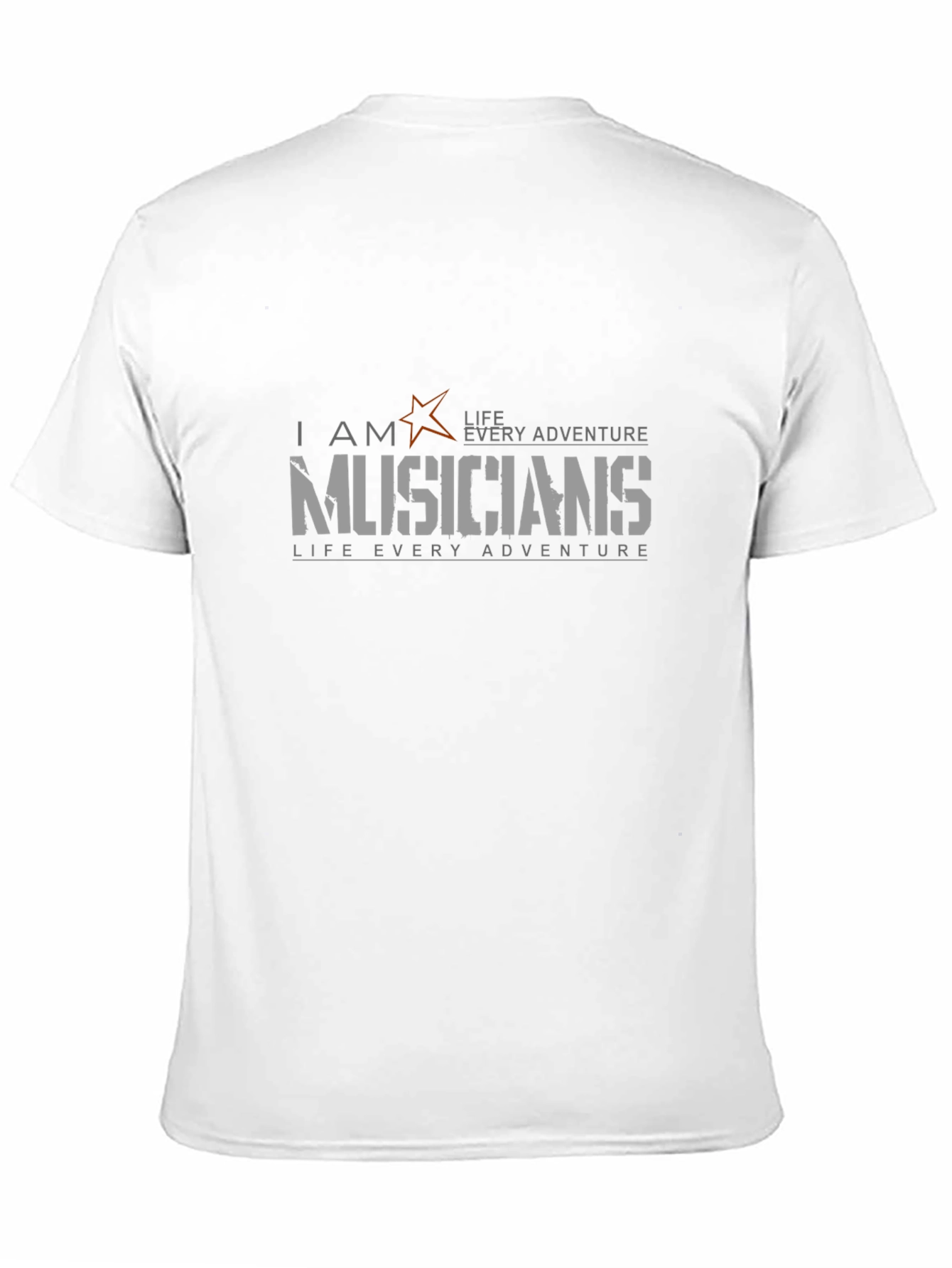 Musicians Life Adventure Black T-Shirt