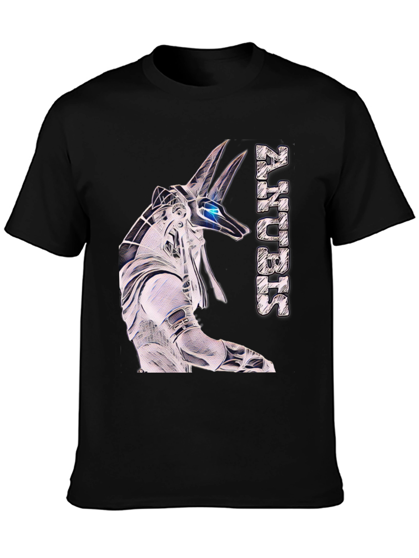 Anubis Graphic Tee - Egyptian God Style