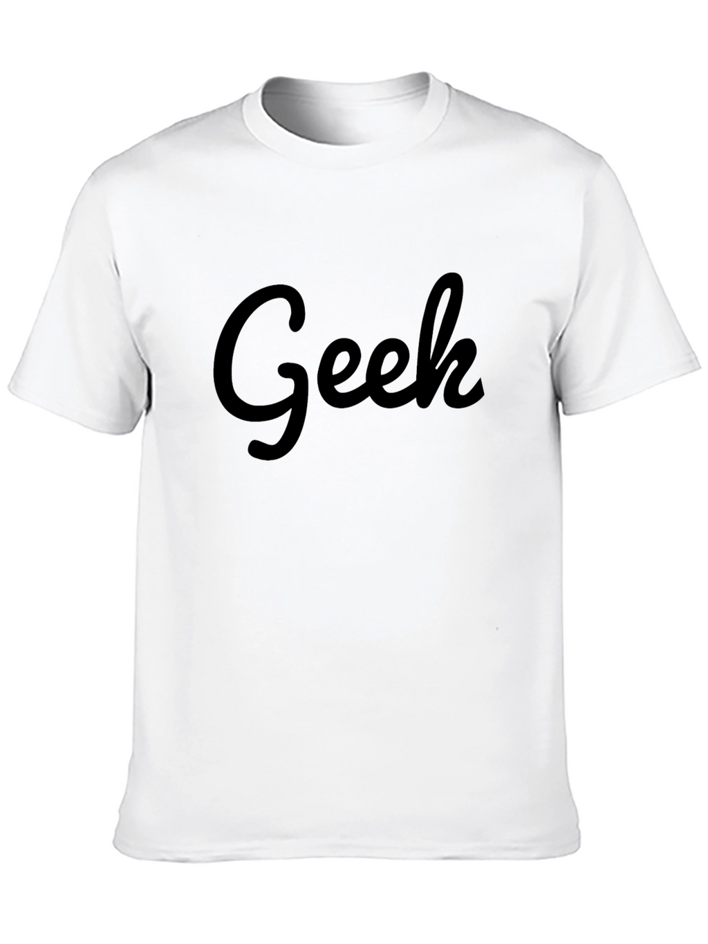 Geek T-Shirt - Casual Black Tee