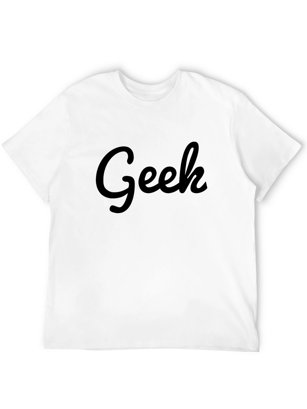 Geek T-Shirt - Casual Black Tee