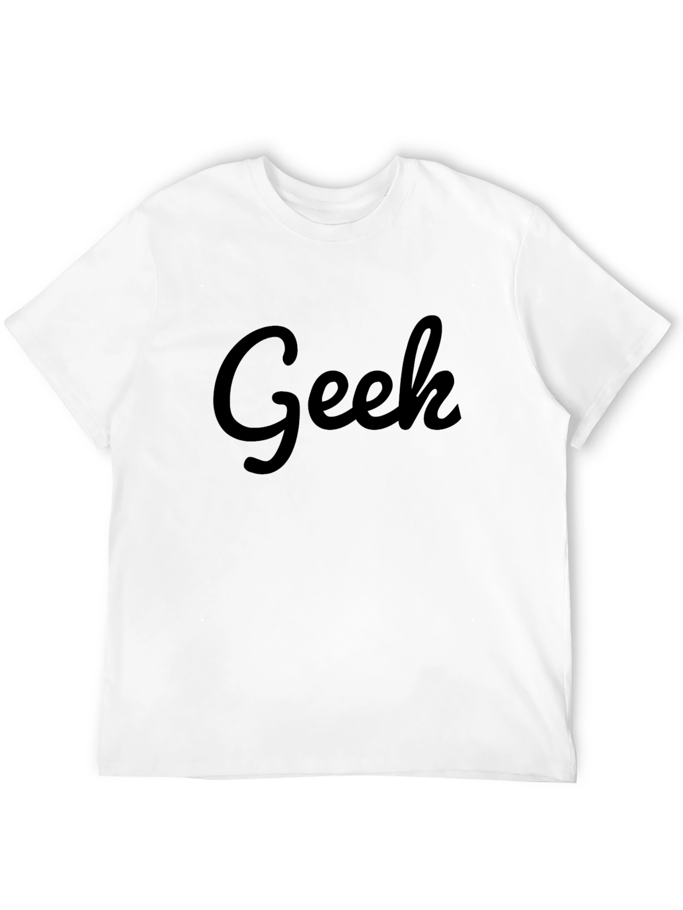 Geek T-Shirt - Casual Black Tee