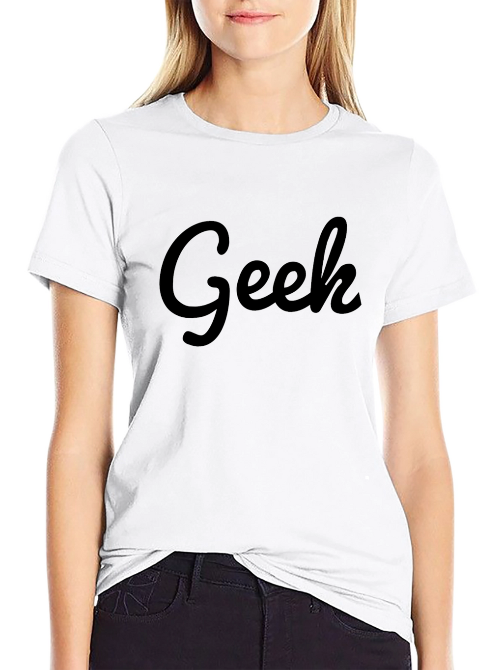 Geek T-Shirt - Casual Black Tee
