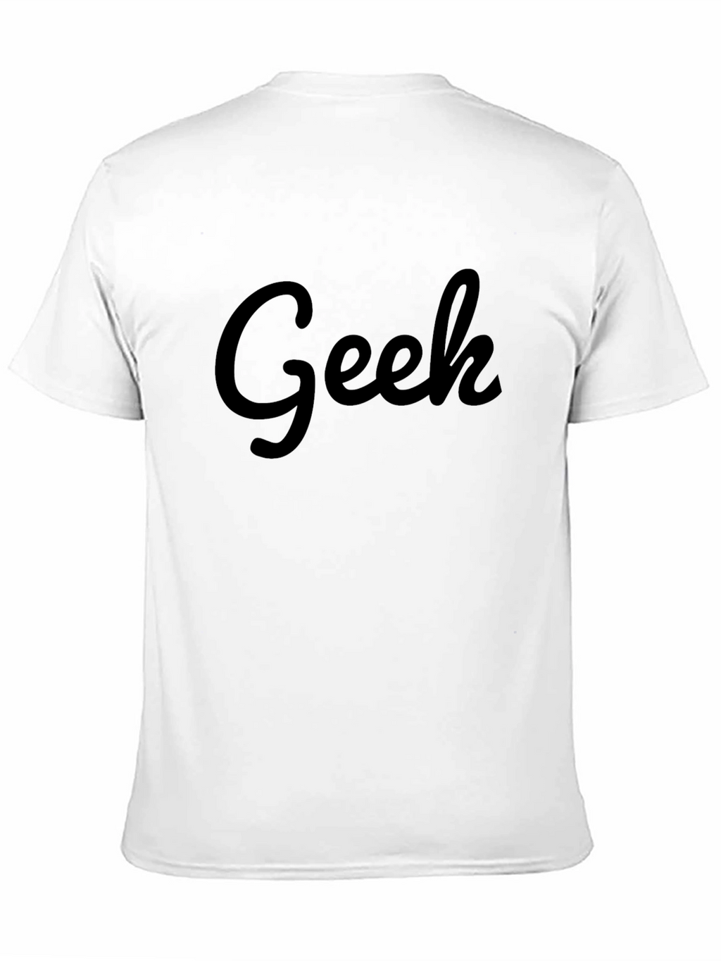 Geek T-Shirt - Casual Black Tee