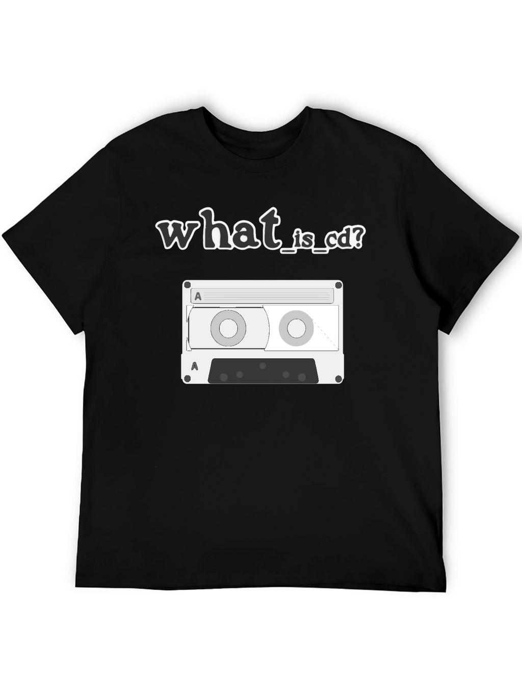 What is CD? Cassette Tape Graphic Tee