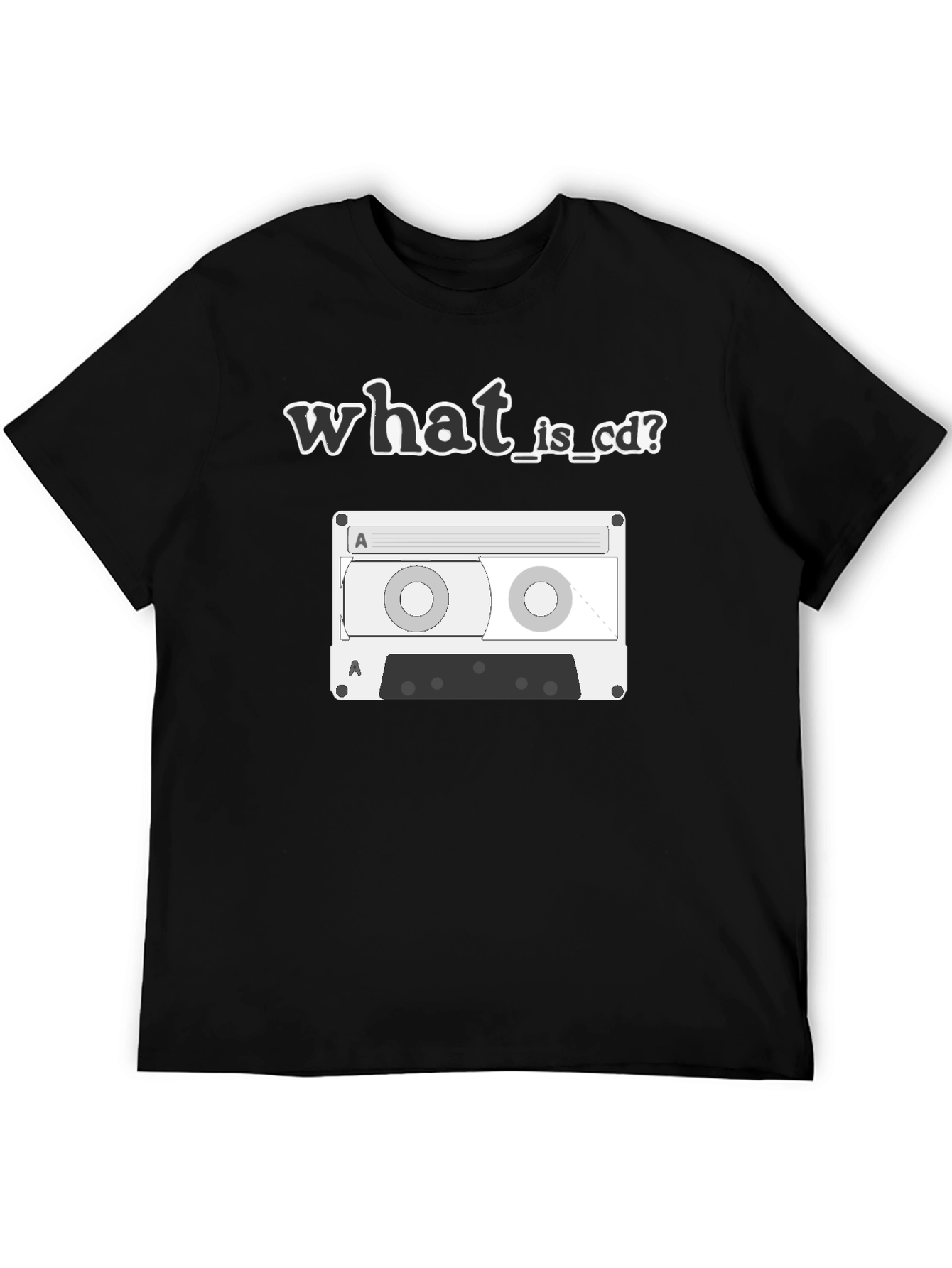 What is CD? Cassette Tape Graphic Tee