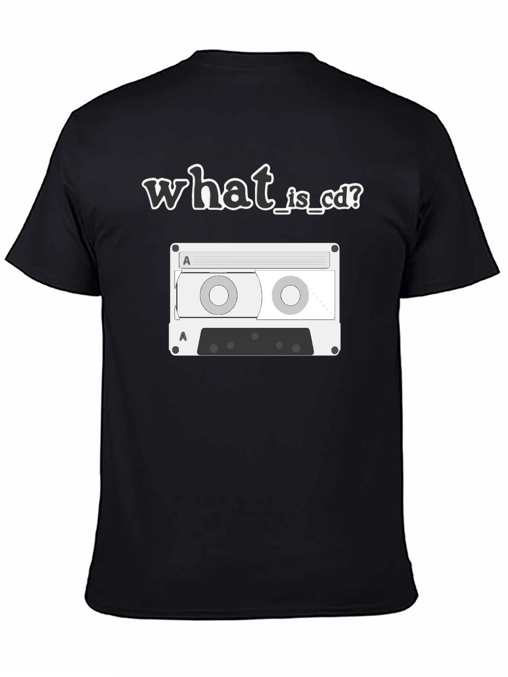 What is CD? Cassette Tape Graphic Tee