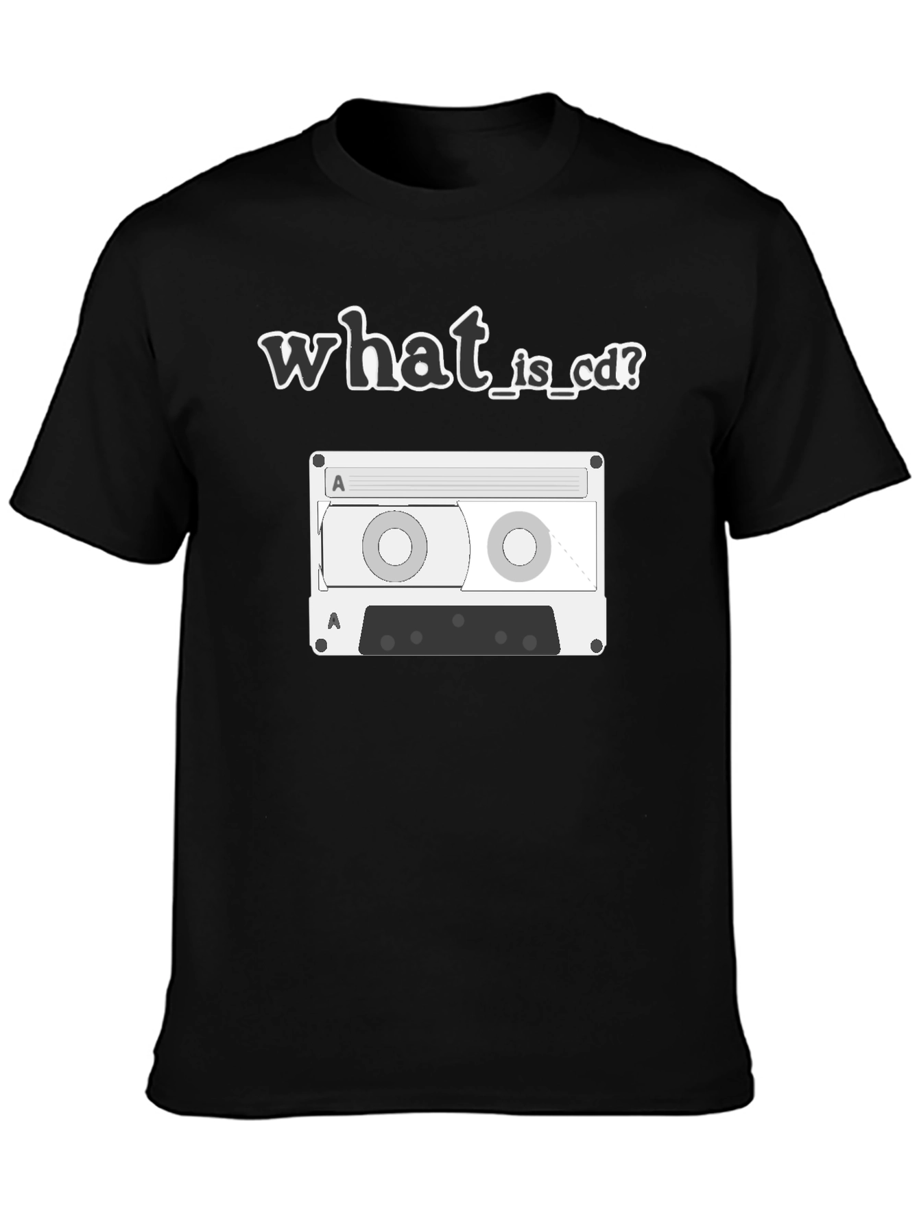 What is CD? Cassette Tape Graphic Tee