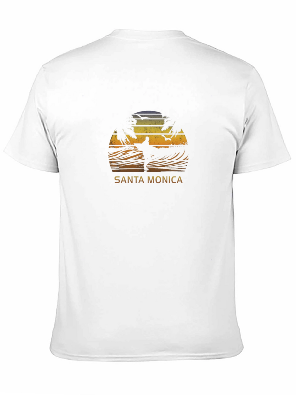 Santa Monica Surfer Graphic Tee