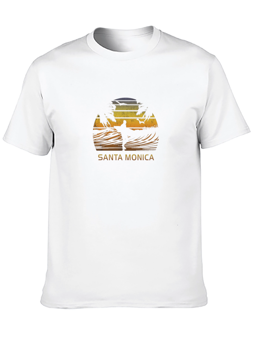 Santa Monica Surfer Graphic Tee