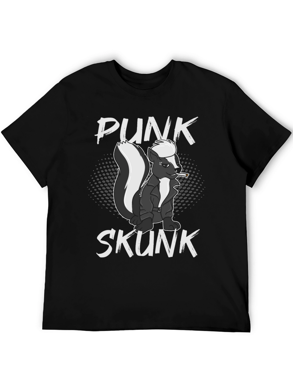 Punk Skunk Graphic Tee - Black T-Shirt