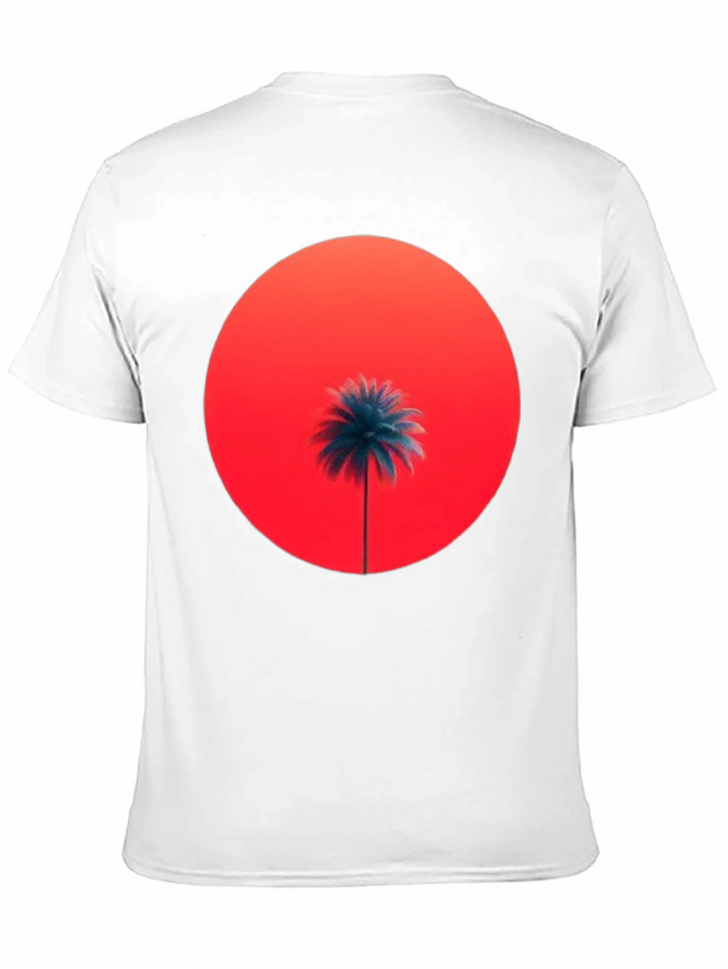 Sunset Palm Graphic Tee - Stylish Comfort