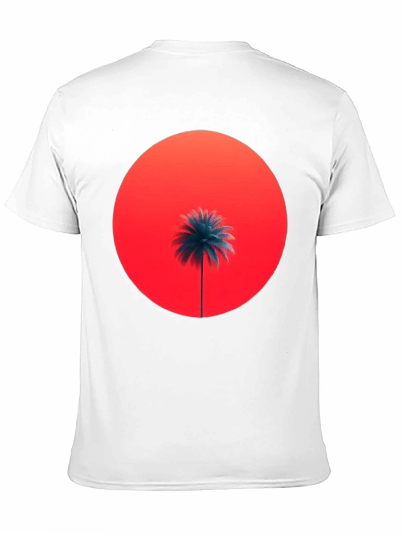 Sunset Palm Graphic Tee - Stylish Comfort