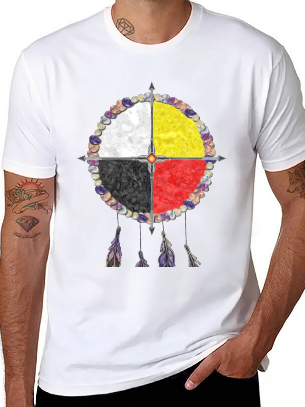Medicine Wheel T-Shirt: Native American Wisdom
