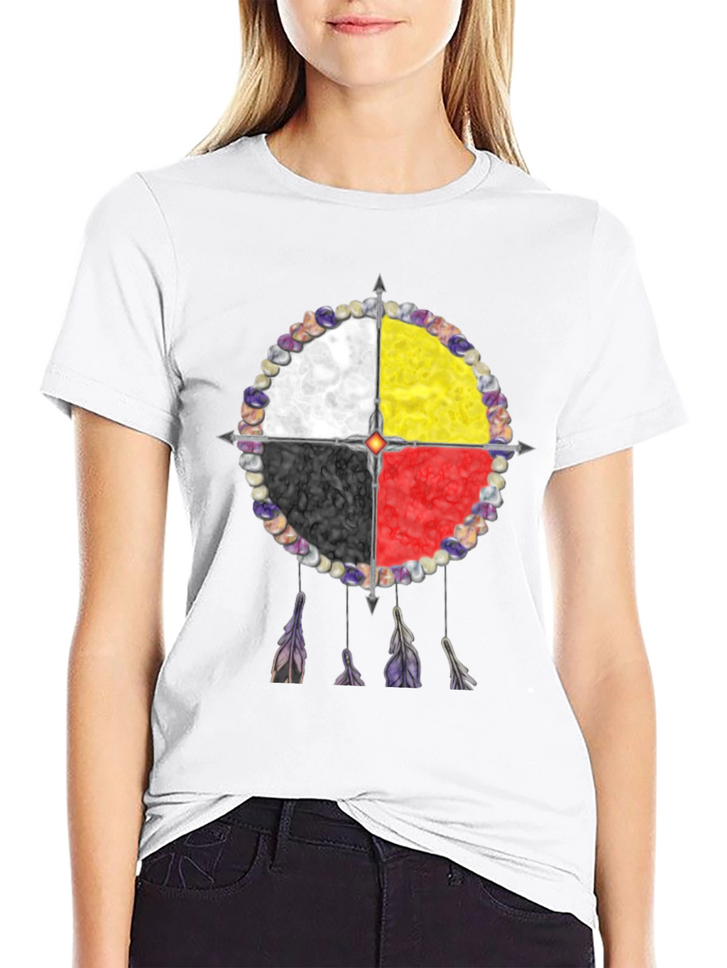 Medicine Wheel T-Shirt: Native American Wisdom