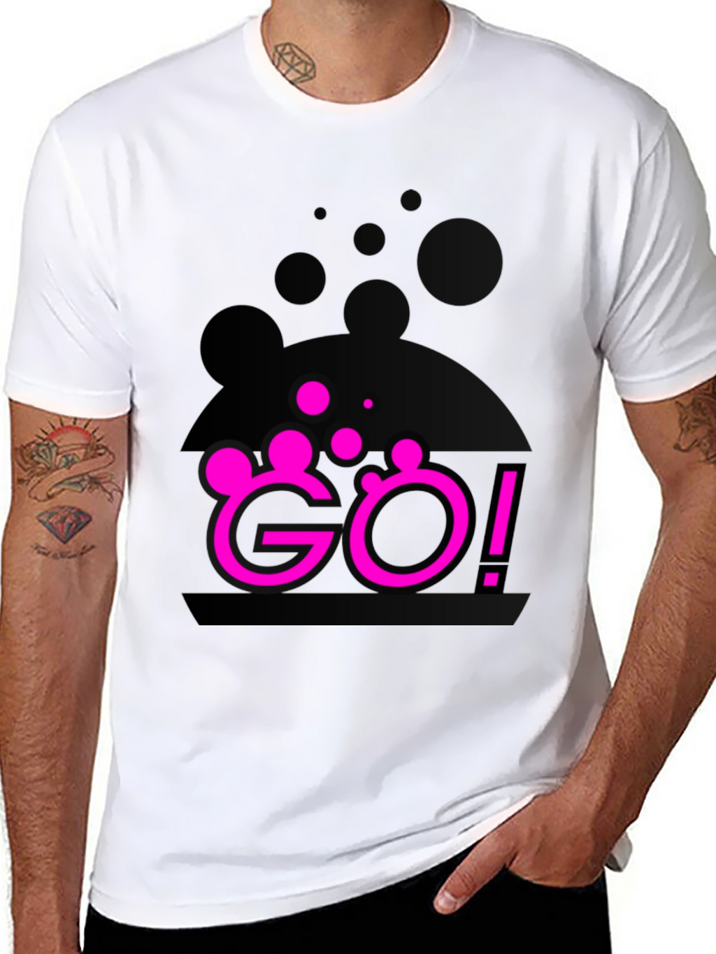 Bold Go! Graphic Tee - Modern Streetwear