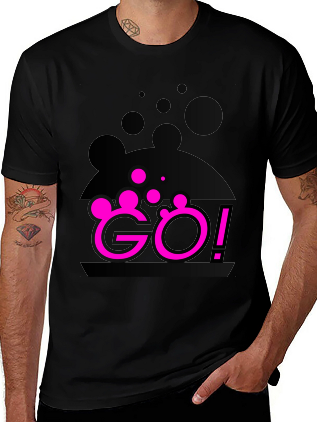 Bold Go! Graphic Tee - Modern Streetwear