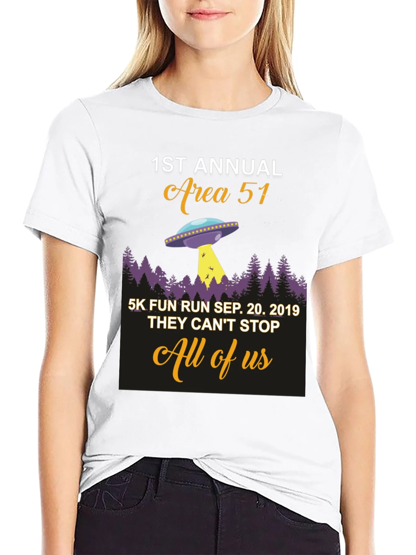 Area 51 Fun Run T-Shirt 1st Annual Sep 20 2019