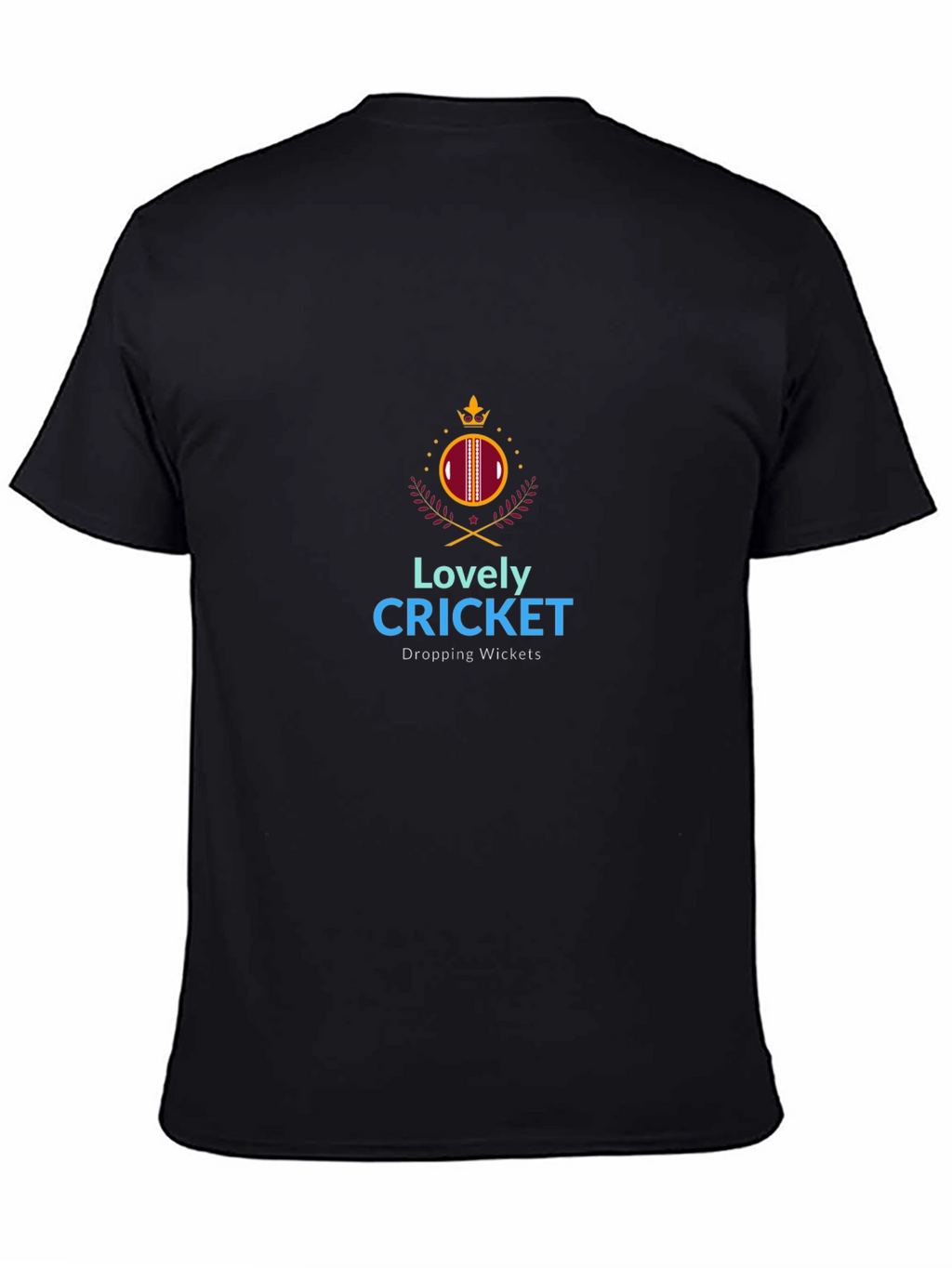 Lovely Cricket Graphic T-Shirt - Dropping Wickets