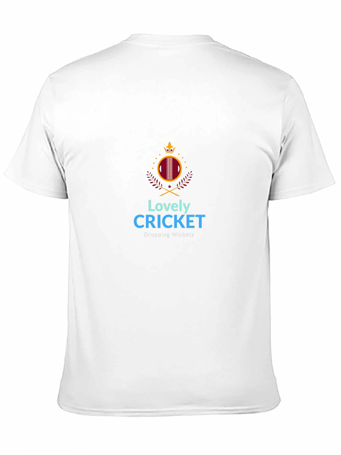 Lovely Cricket Graphic T-Shirt - Dropping Wickets