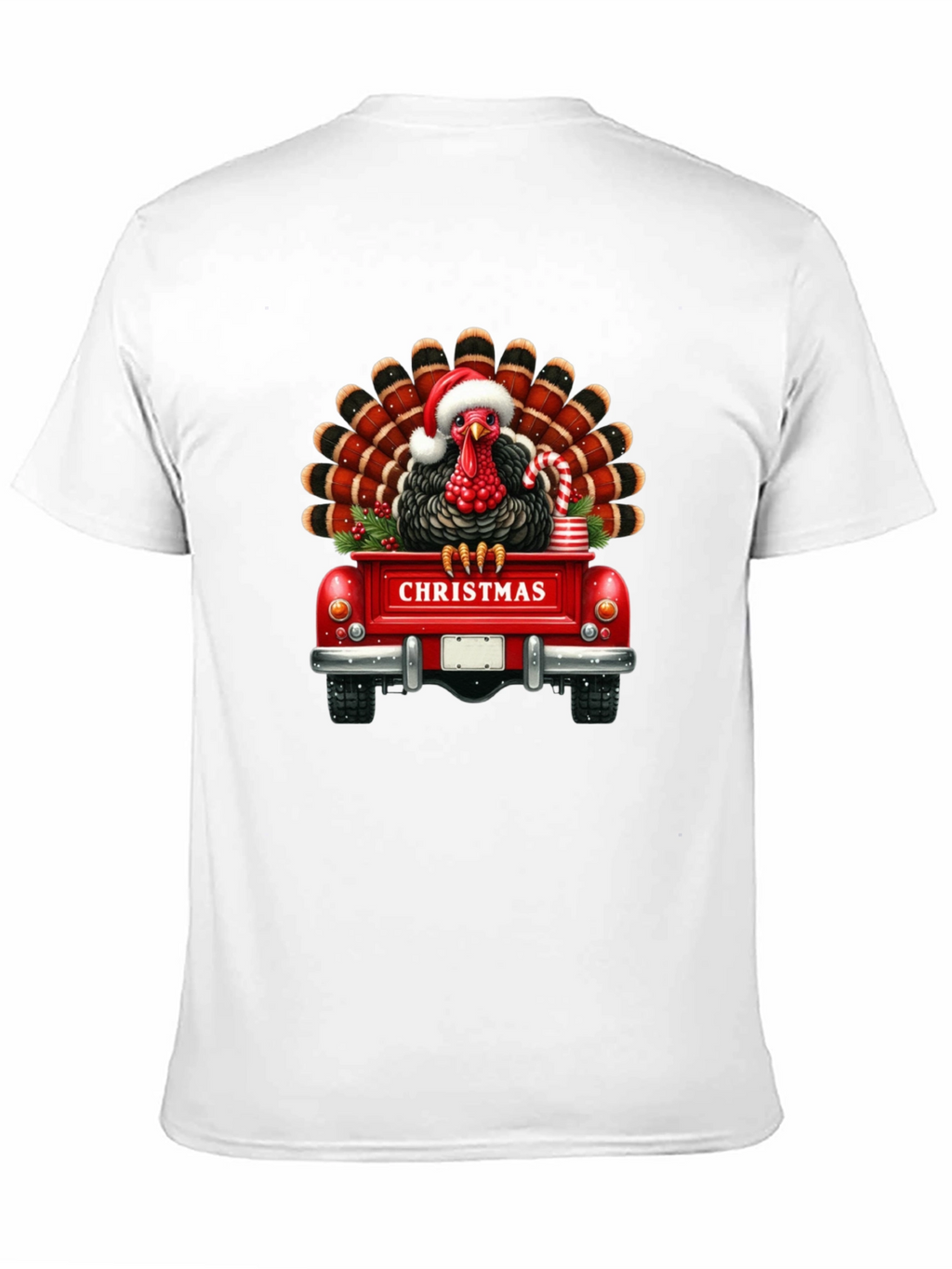 Christmas Turkey Truck Graphic Tee
