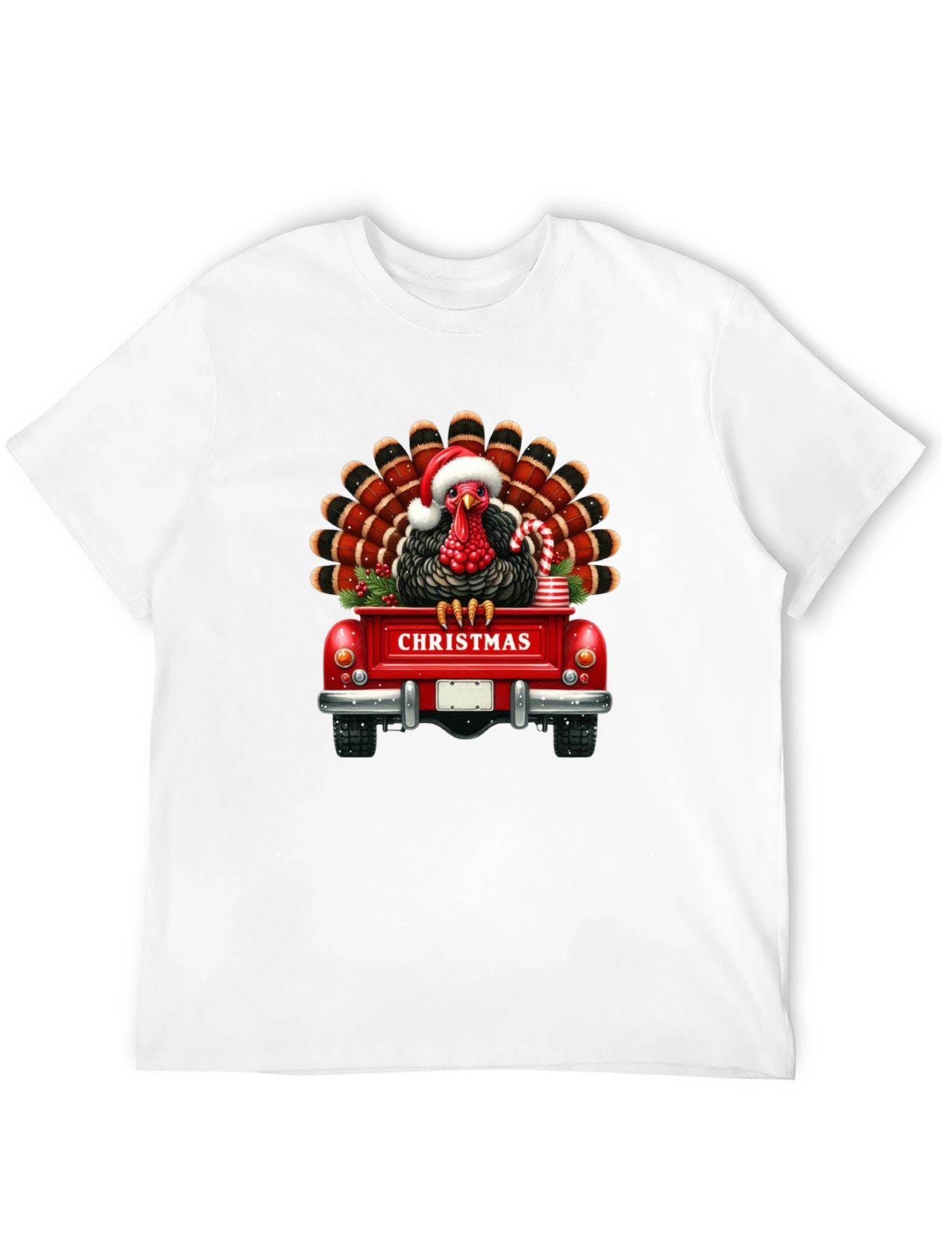 Christmas Turkey Truck Graphic Tee