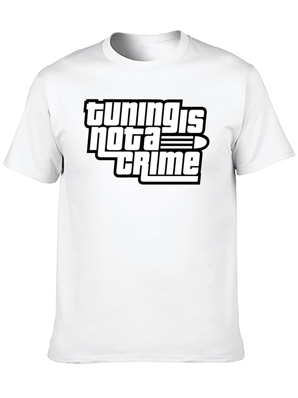 Tuning is Not a Crime Graphic T-Shirt