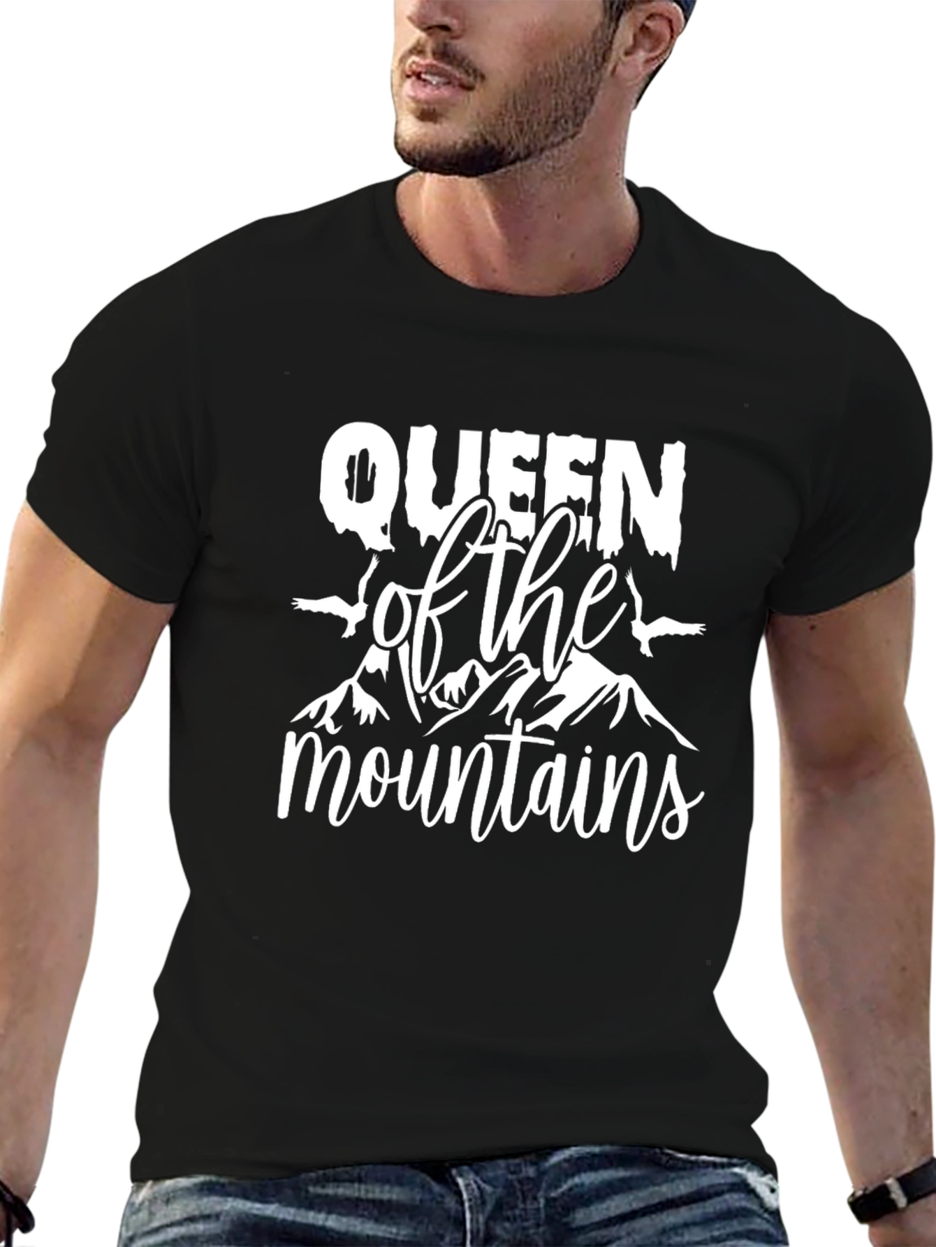 Queen of the Mountains Graphic Tee - Black