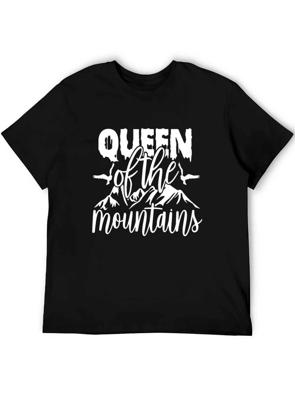 Queen of the Mountains Graphic Tee - Black
