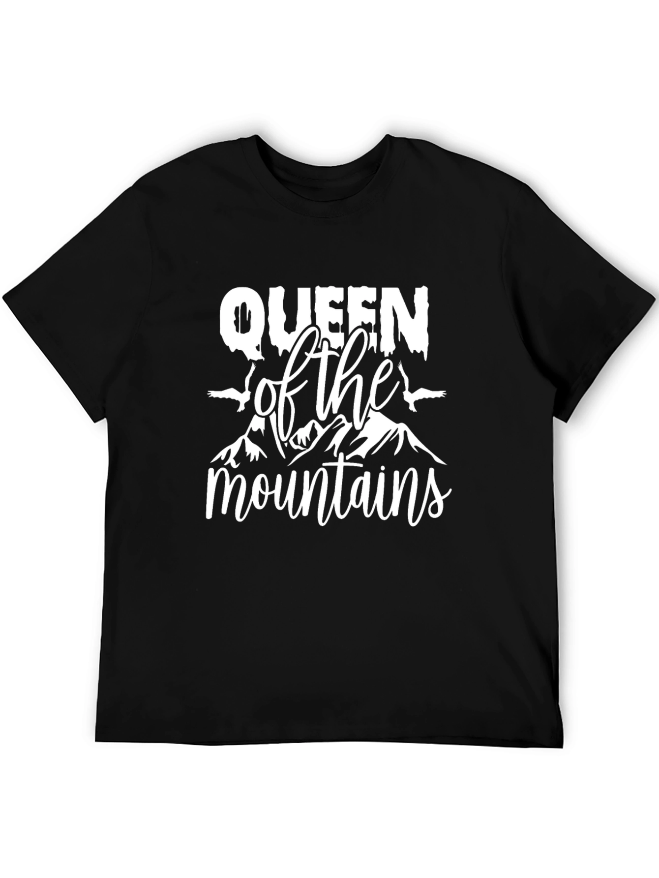 Queen of the Mountains Graphic Tee - Black