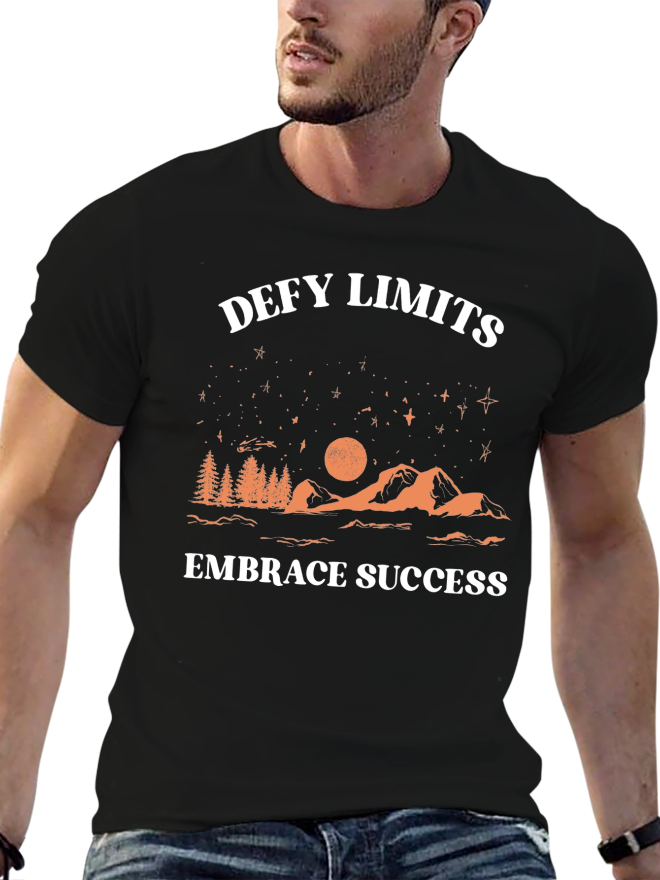 Defy Limits Graphic Tee - Embrace Success