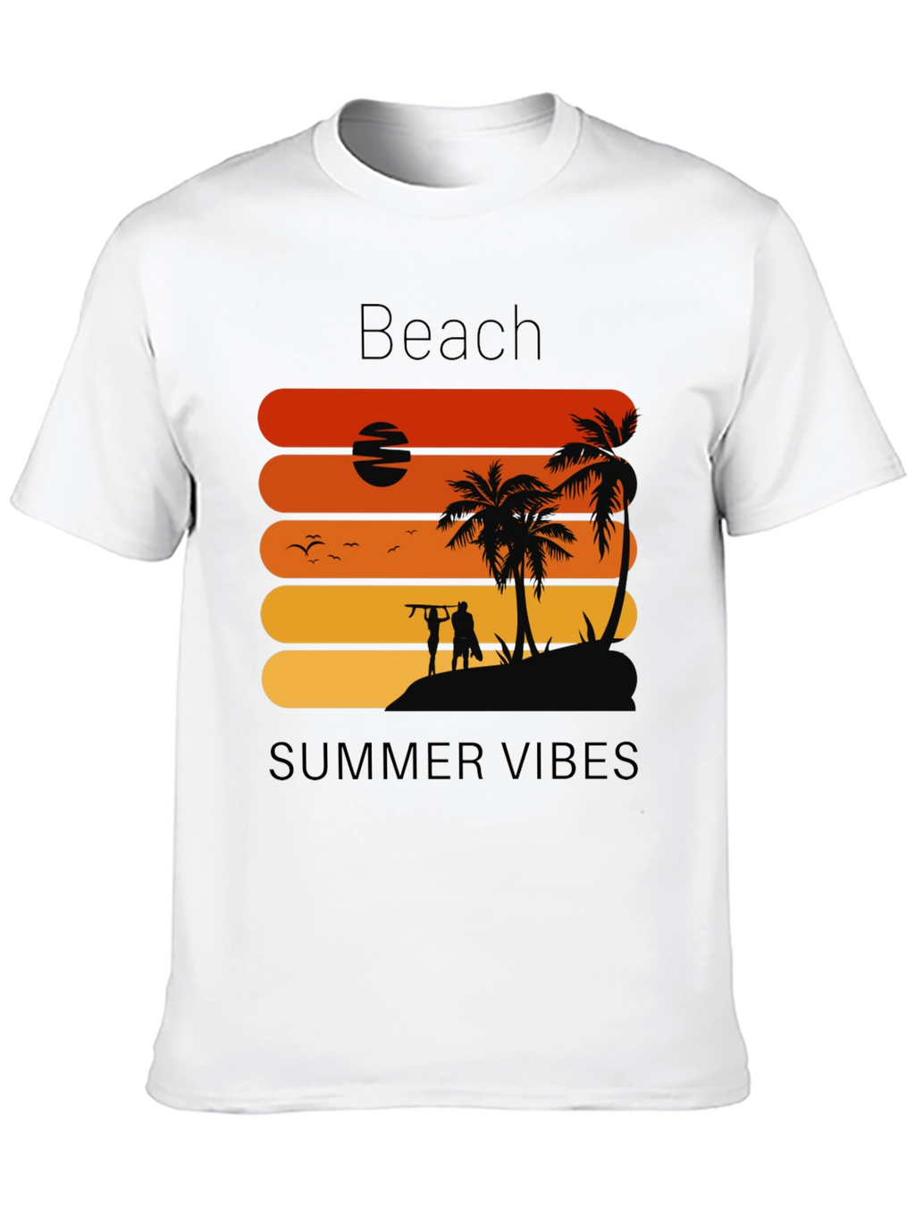 Beach Summer Vibes Graphic Tee