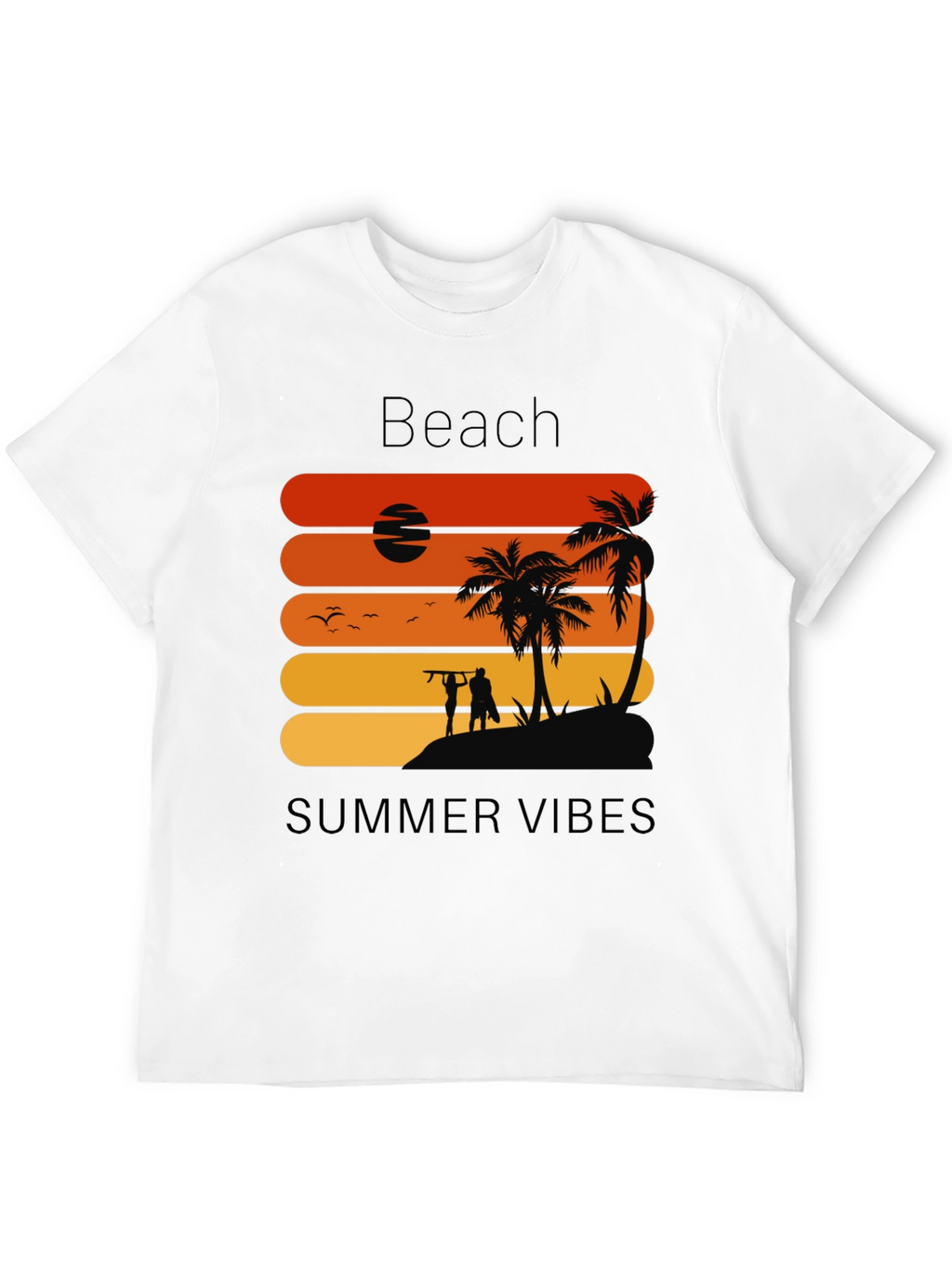Beach Summer Vibes Graphic Tee