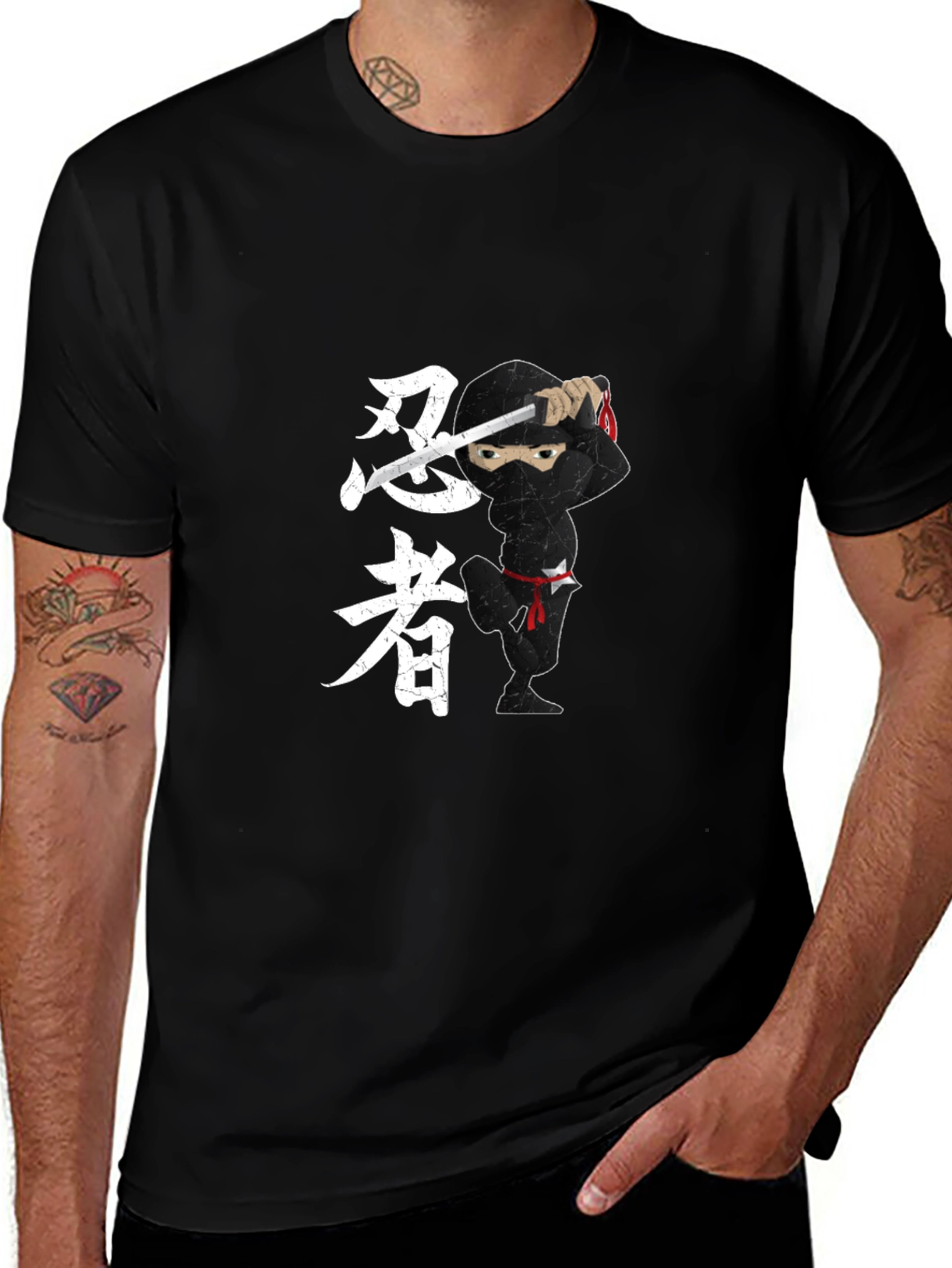 Ninja Graphic T-Shirt - Martial Arts Tee