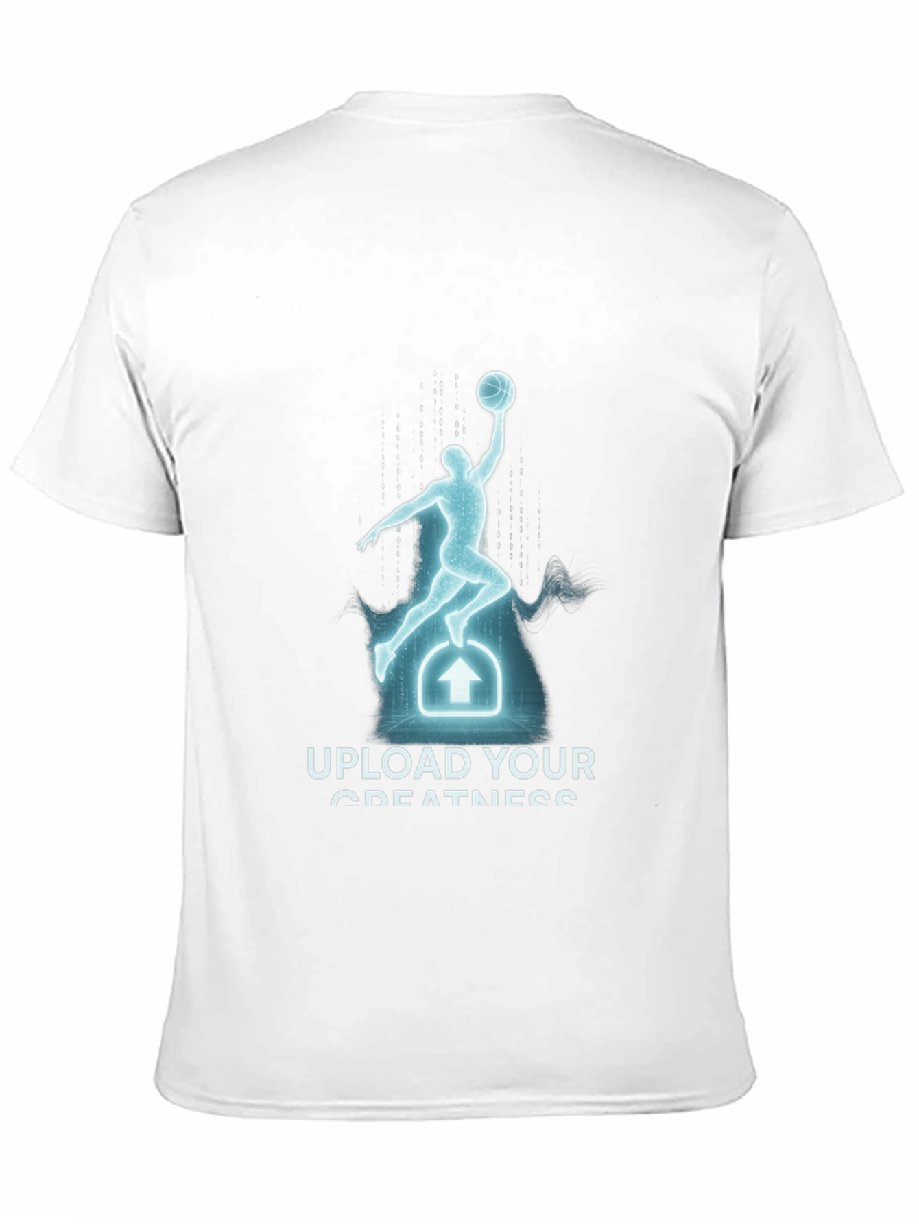 Upload Your Greatness Black Graphic Tee