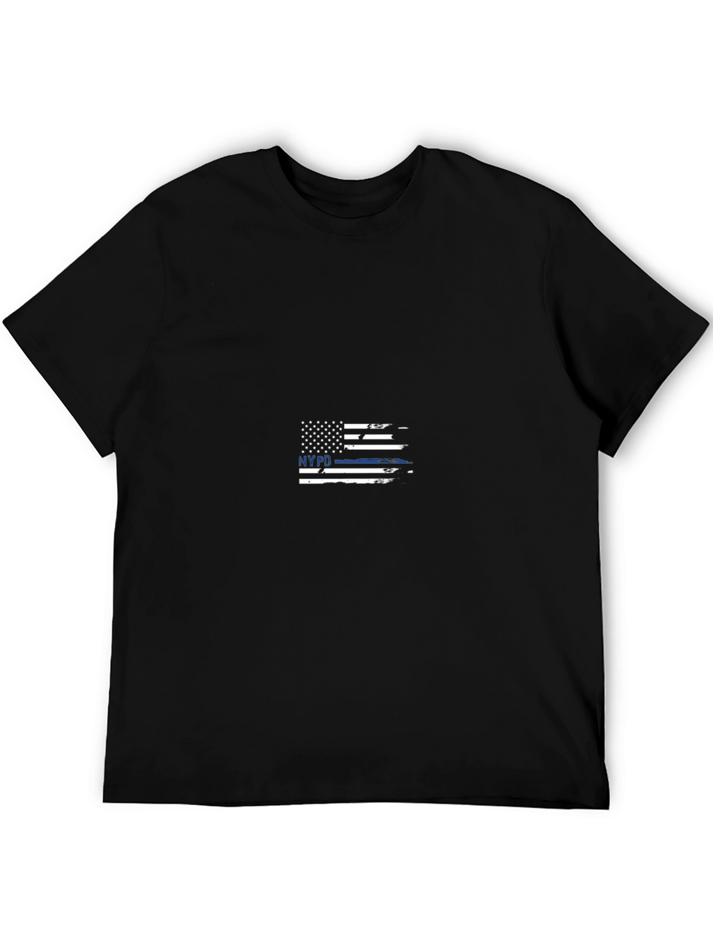 NYPD Flag Graphic Print T-Shirt - Mens
