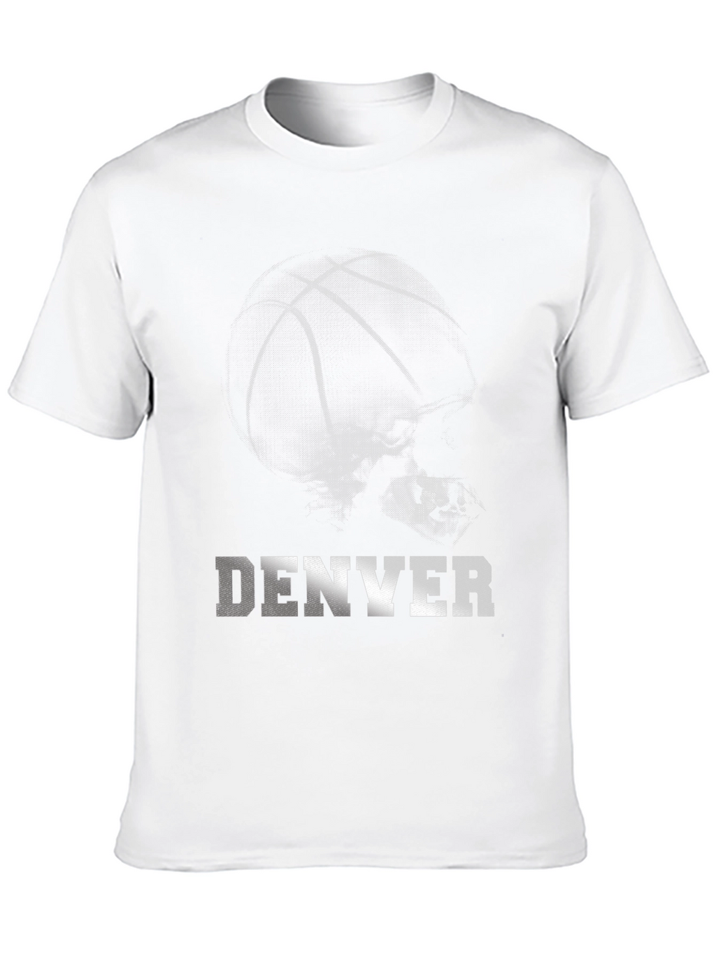 Denver Basketball Graphic T-Shirt - Black